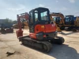2022 Kubota KX163 mini excavator, front three-quarter view