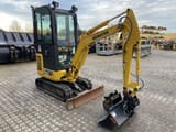 2018 Komatsu PC16-3HS mini excavator, three-quarter view
