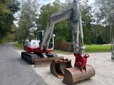 2017 Takeuchi TB290 mini excavator, side view