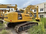 2022 Komatsu PC240LC-8 crawler excavator, rear three-quarter view