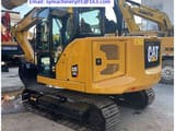 2023 Caterpillar 307.5 crawler excavator, rear three-quarter view