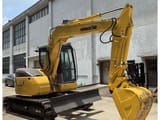 2021 Komatsu PC78US-6 crawler excavator, side profile view