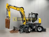 2021 Wacker Neuson EW100 wheel excavator side view