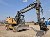2014 Volvo EW160D wheel excavator, side view