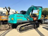 2016 Kobelco SK200D crawler excavator, rear three-quarter view