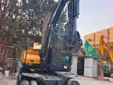 2024 Hyundai HW 60 wheel excavator, front view