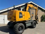 2014 Liebherr A916 wheel excavator, rear three-quarter view