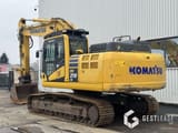 2018 Komatsu PC210LC-11 crawler excavator, rear three-quarter view