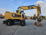 2016 Caterpillar M318F wheel excavator, side view