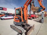 2019 Doosan DX35Z mini excavator, side view