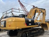 2022 Caterpillar 336D crawler excavator, rear three-quarter view