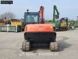 2014 Kubota KX080-4 mini excavator, rear three-quarter view