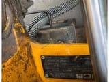 2019 JCB 8008 CTS mini excavator identification plate detail