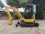 2023 Komatsu PC35 mini excavator, side view
