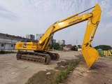 2017 Komatsu PC400-7 crawler excavator, side view