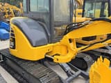 2020 Komatsu PC35MR mini excavator, rear three-quarter view