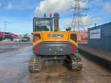 2023 XCMG XE80E mini excavator, rear view