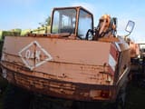 1990 O&K MH 5 wheel excavator, rear view