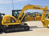 2024 Komatsu PC70-8 mini excavator, side profile view