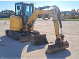 2021 Caterpillar 303.5E crawler excavator, front three-quarter view