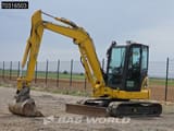 2024 Komatsu PC55MR-5 mini excavator, side profile view