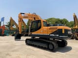 2022 Hyundai R220LC-9S crawler excavator, rear three-quarter view