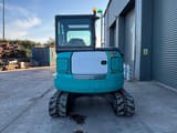 2021 Kobelco SK45SRX-6E mini excavator, rear view