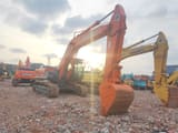 2014 Hitachi ZX350H-3G crawler excavator, side profile view