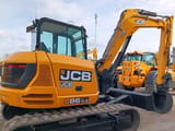 2021 JCB 86C-2 crawler excavator, rear three-quarter view