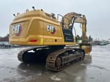 2020 Caterpillar 352 crawler excavator rear three-quarter view