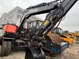 2021 Doosan DX75 wheel excavator, side profile view