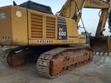 Komatsu PC600 LC-8 crawler excavator, rear three-quarter view