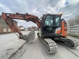2022 Hitachi ZX135US-7 crawler excavator, side view