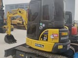 2018 Komatsu PC40MR mini excavator, rear three-quarter view