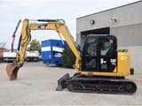 2018 Caterpillar 308E2CR mini excavator, side profile view