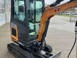 2024 CASE CX 25 EV mini excavator, side view