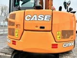 2022 CASE CX 90D mini excavator, rear view