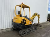 2013 Kubota KX61-3 mini excavator rear three-quarter view