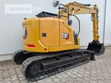 2022 Caterpillar 315-07B crawler excavator, rear three-quarter view