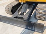2022 Caterpillar 305.5 mini excavator front blade view
