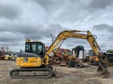 2008 Komatsu PC88MR6 mini excavator side view