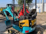 2023 Kubota U17 mini excavator, rear three-quarter view