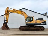 2014 Hyundai R430LC-9A crawler excavator, side view
