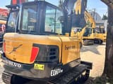 2021 Volvo EC60D Pro mini excavator, rear three-quarter view