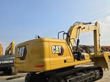 2023 Caterpillar 330GC crawler excavator, rear three-quarter view