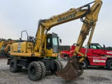 2009 Komatsu PW160-7E0 wheel excavator, side view
