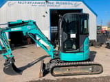 2023 Kobelco SK28SR-6F mini excavator, side view