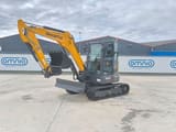 2026 Shantui SE58SR mini excavator, side profile view