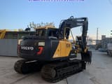 2022 Volvo EC140D crawler excavator rear three-quarter view