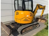 2005 JCB 8032 mini excavator, rear three-quarter view